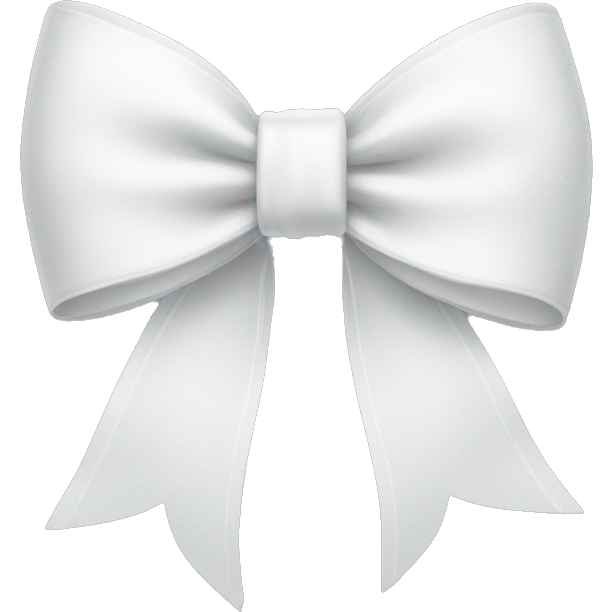 White bow
