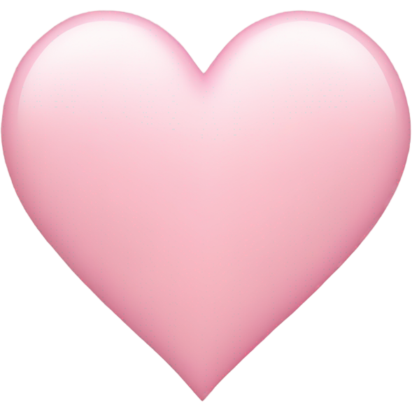 Light pink heart