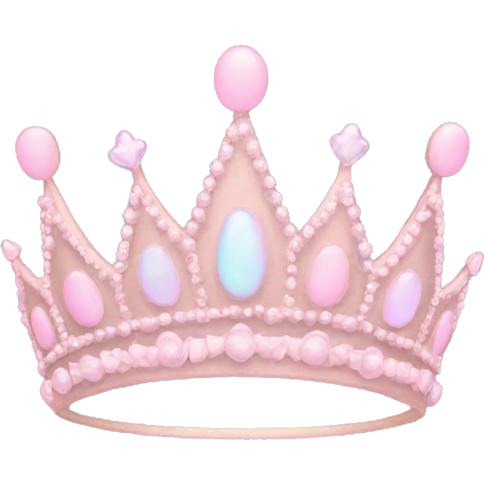 Pastel pink tiara