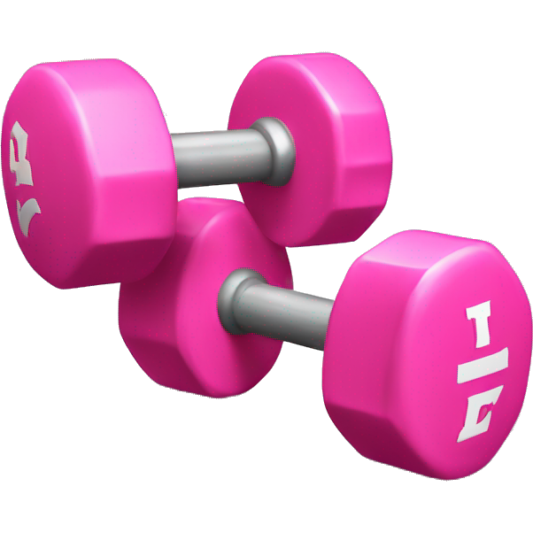 Pink dumbell