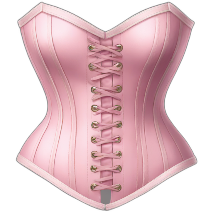 Vintage pink pastel corset