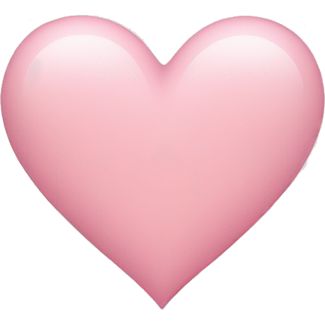 Light pink heart