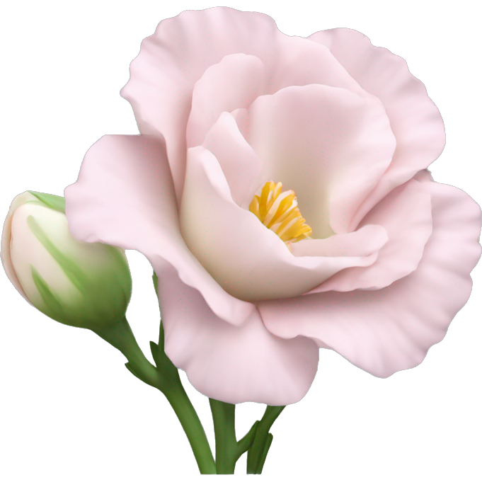 Beautiful light pink flower Eustoma