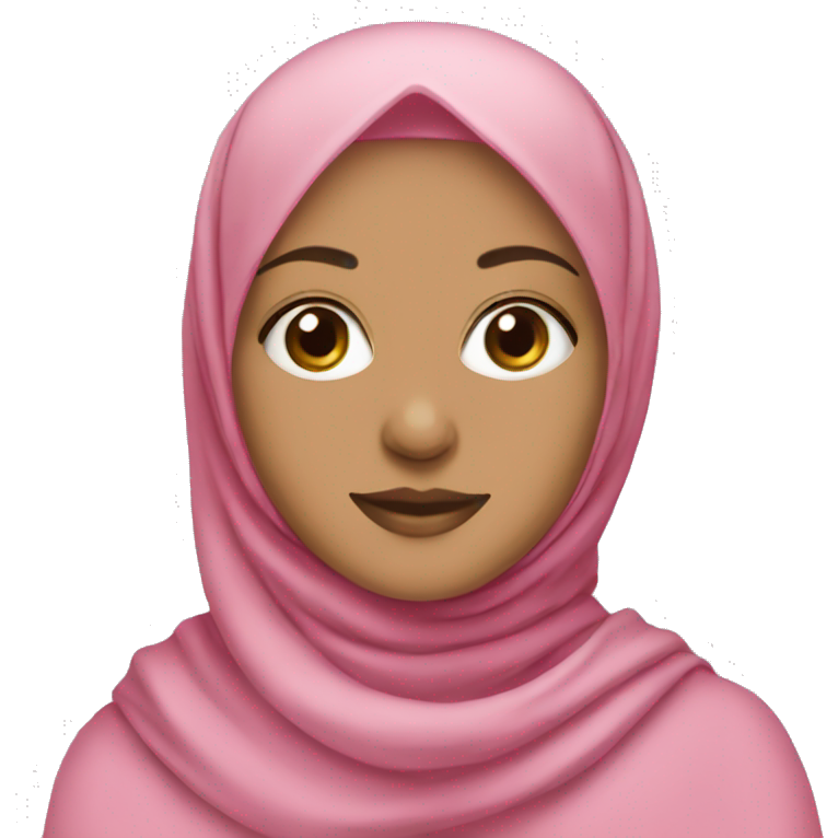 A white hijabi girl with a pink hijab