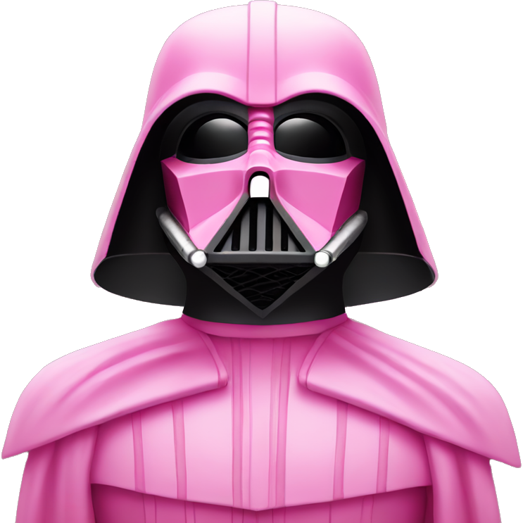 Darth Vader in pink