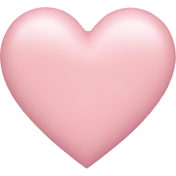 Pastel pink heart