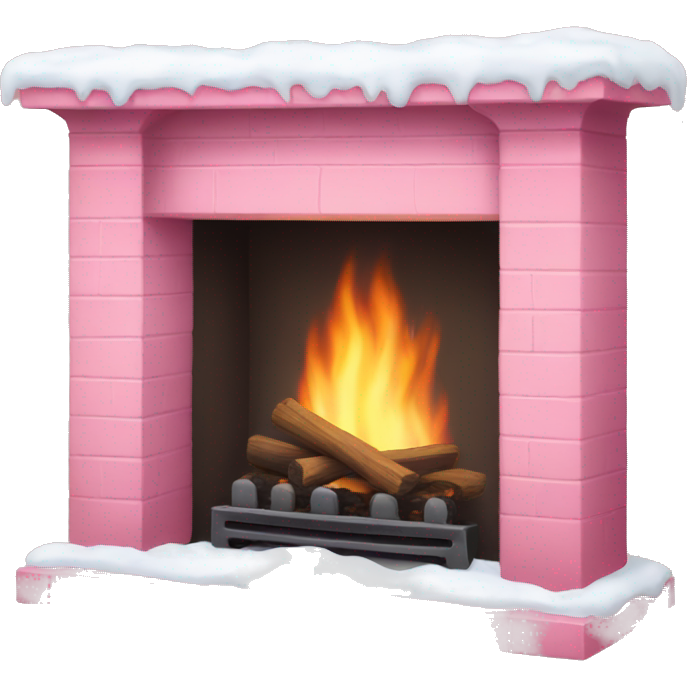 Winter Pink FirePlace