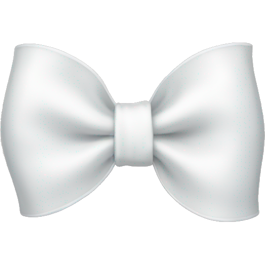 White bow