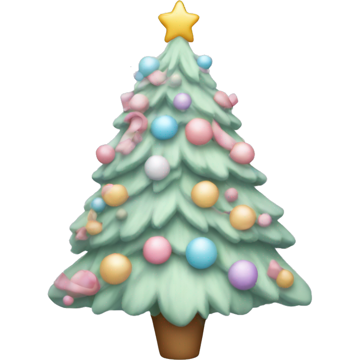 Pastel Christmas tree
