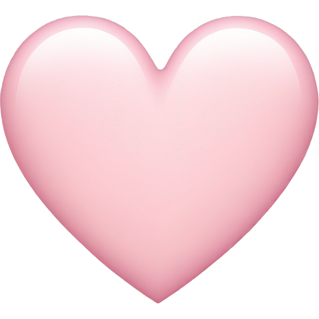 Light pink heart