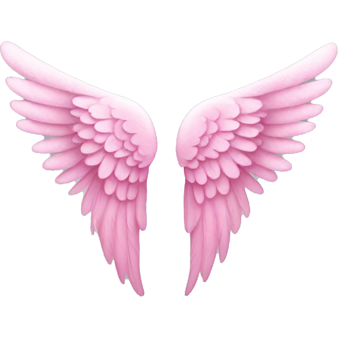 Pink angel wings
