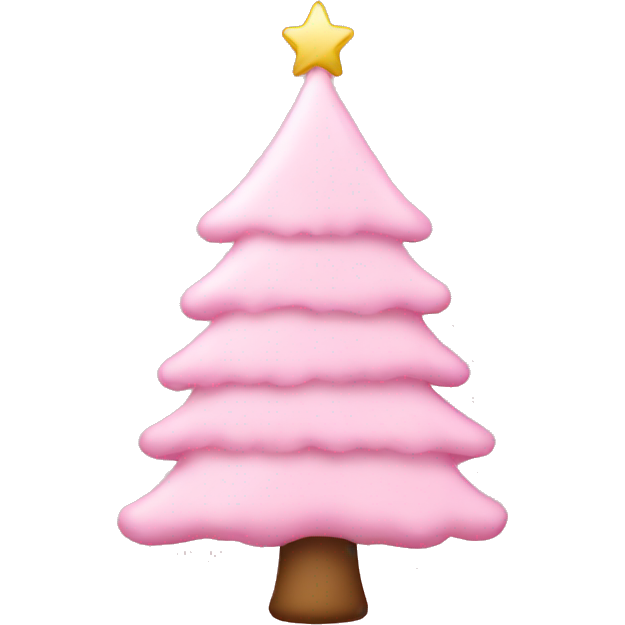 Baby pink christmas tree