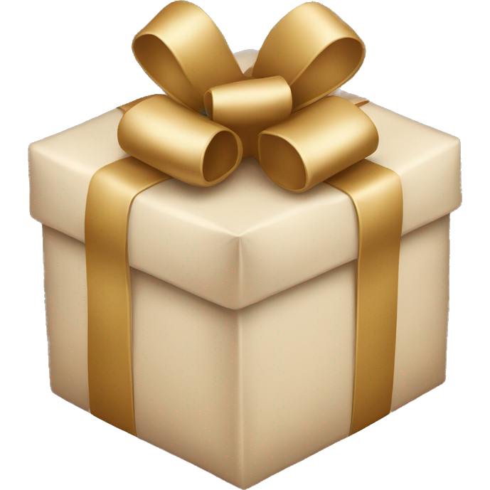 Beige Christmas present