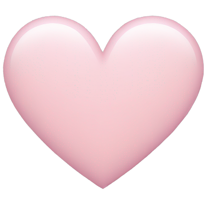 Light pink heart