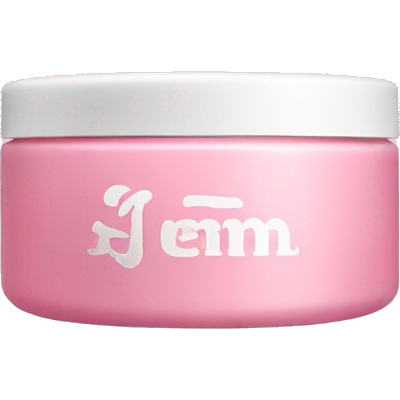 Pink face cream product