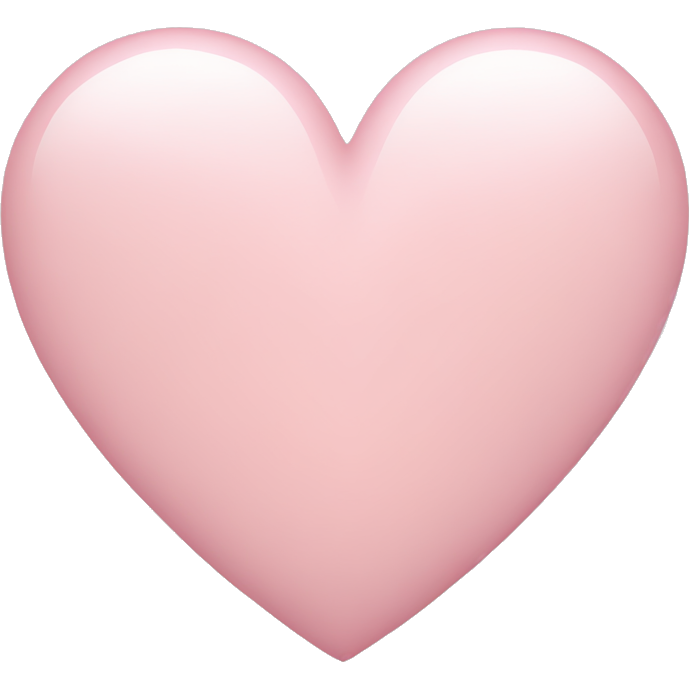 Light pink heart