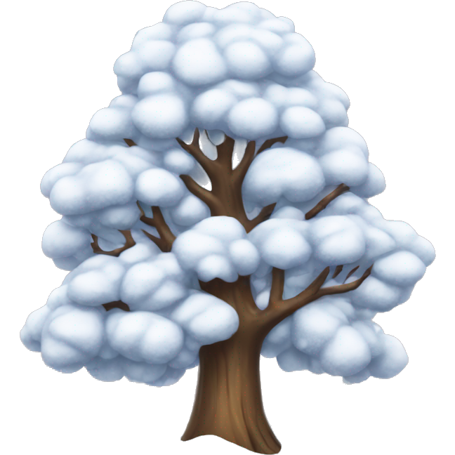 Snowy tree