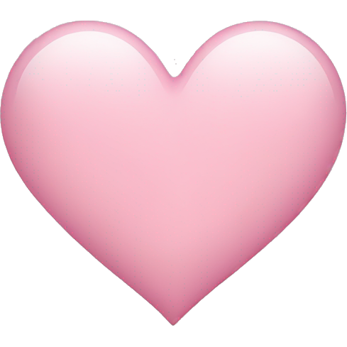 Light pink heart