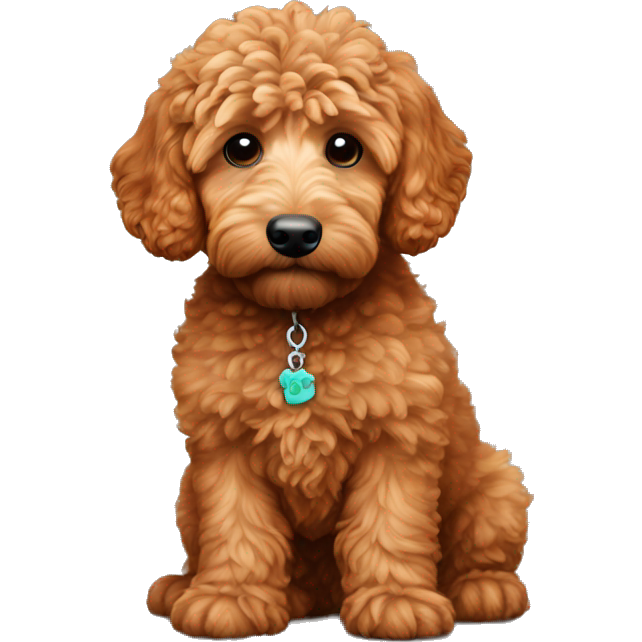 Mini red goldendoodle