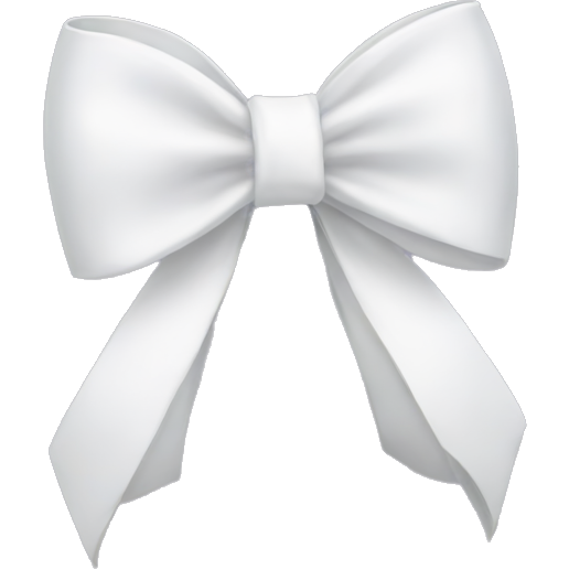 White bow