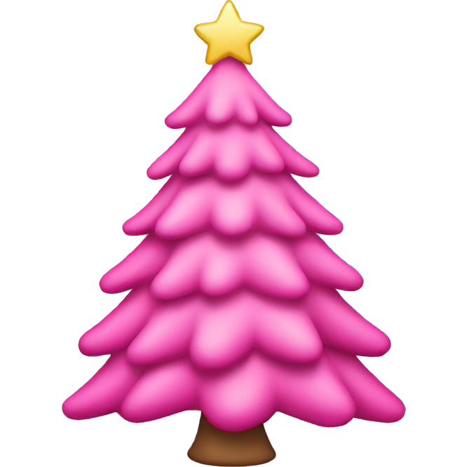 Pink Christmas tree