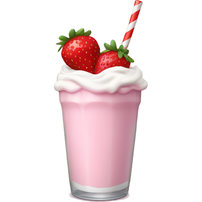 Strawberry milkshake