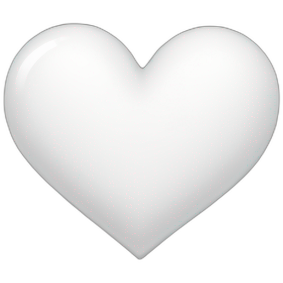 White heart