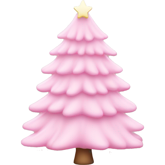 Baby pink christmas tree