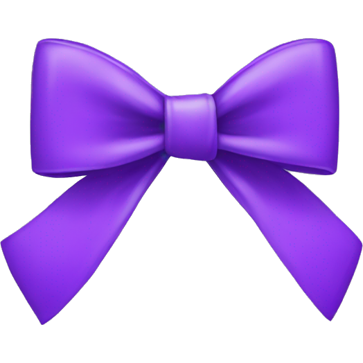 Purple bow