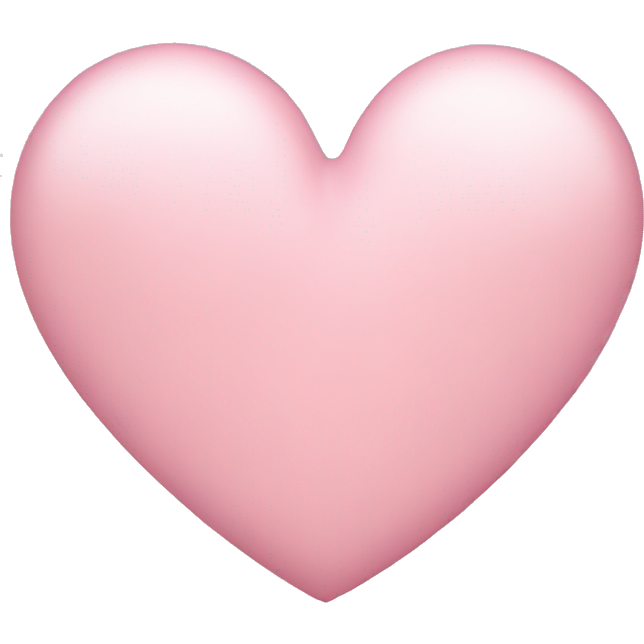 Light pink heart