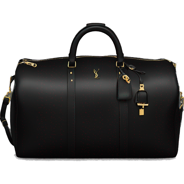 YSL black duffel bag