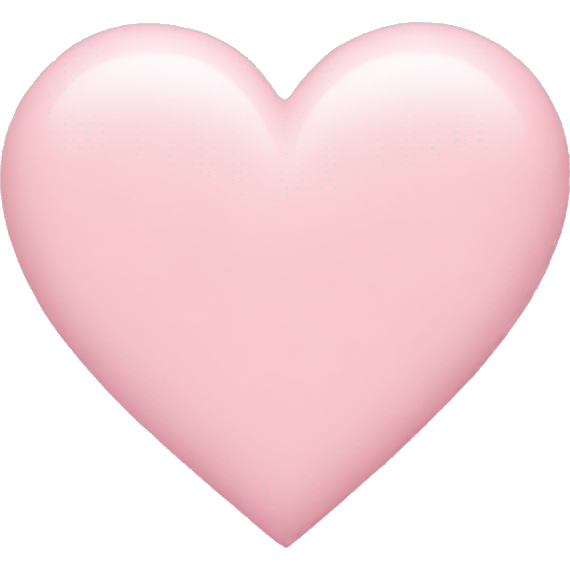 Pastel pink heart