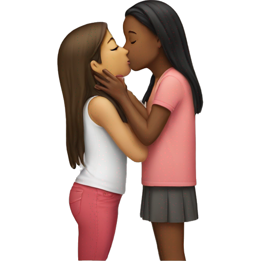 Girl kissing girl