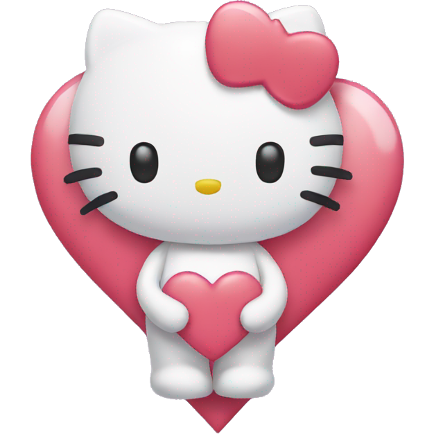 Hello kitty with heart