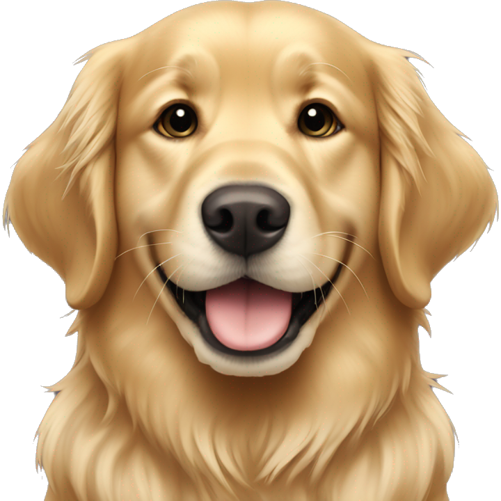 2 golden retriever dog loves eachother