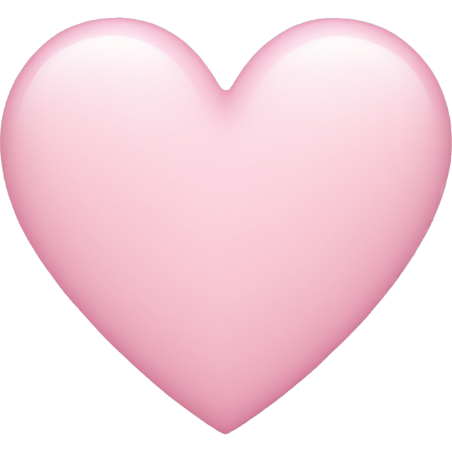 Light pink heart