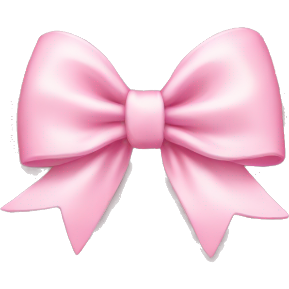 Baby pink bow