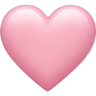 Baby pink heart