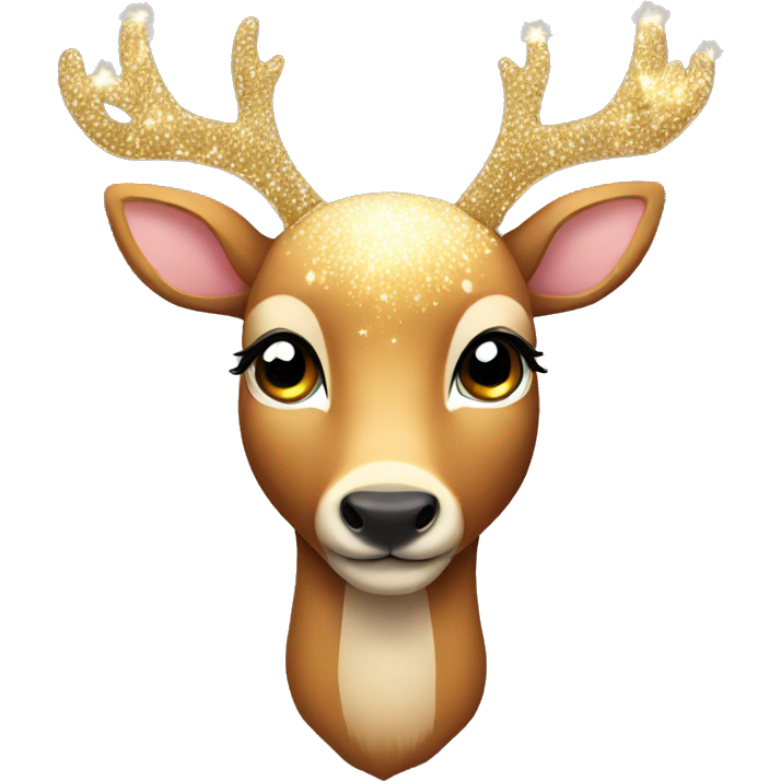 Deer with sparkles