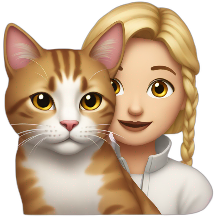 Cat with my girl