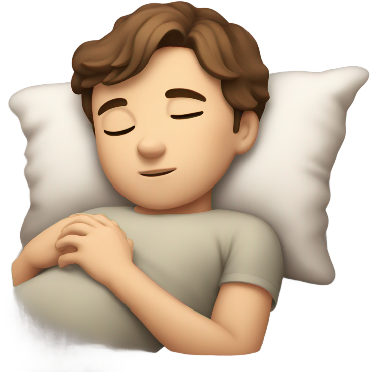 Sweet dreams Caucasian brown hair boy