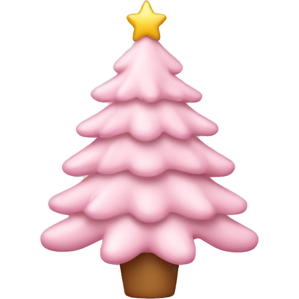 Light Pink Christmas tree with bows