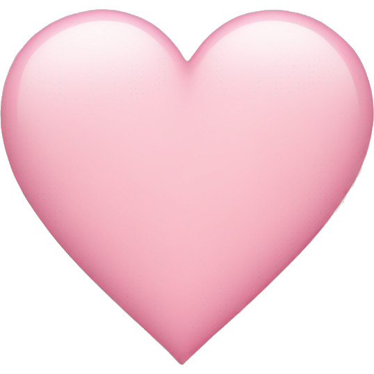 Light pink heart