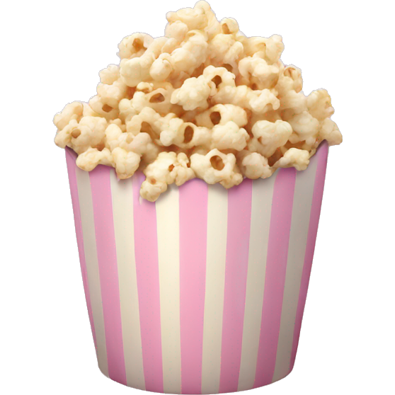 Light pink popcorn