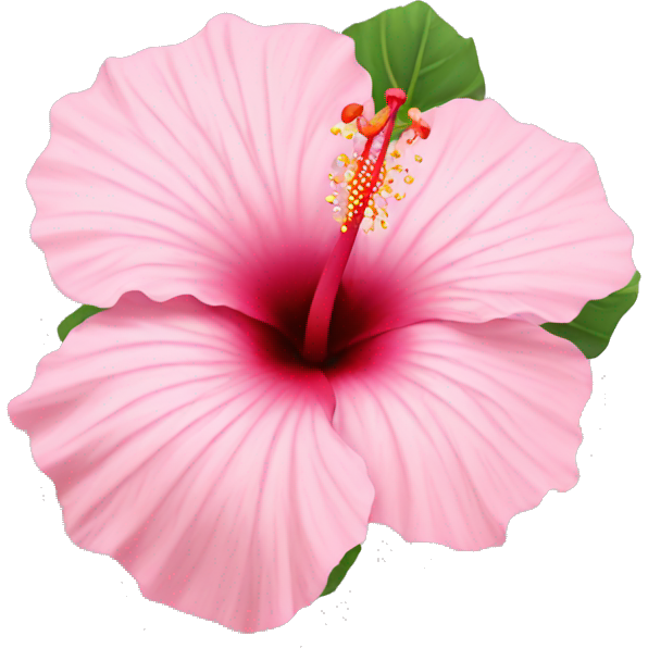 Light pink hibiscus