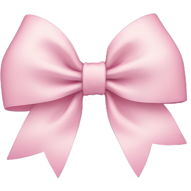 Pastel pink bow