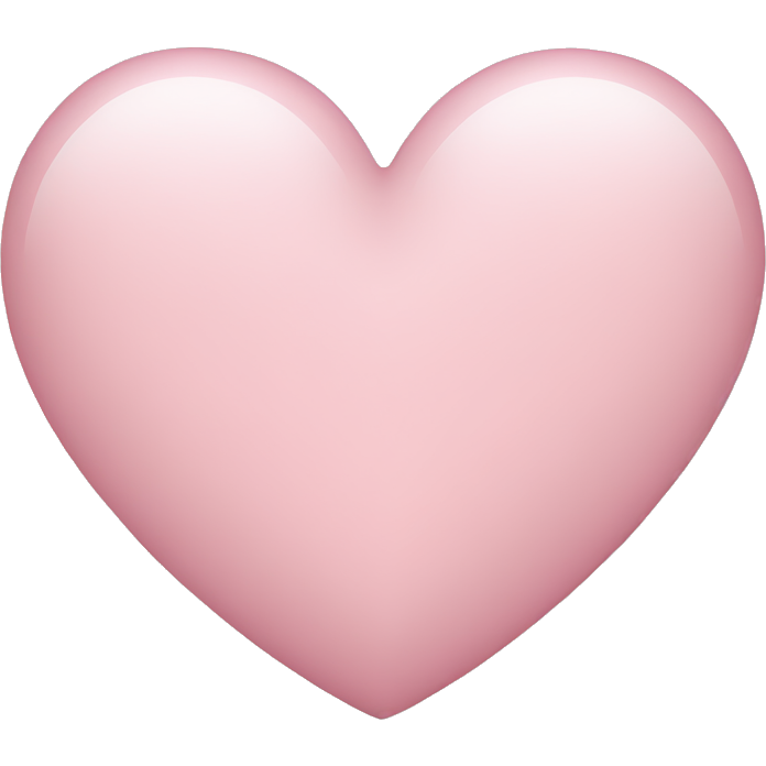 Light pink heart
