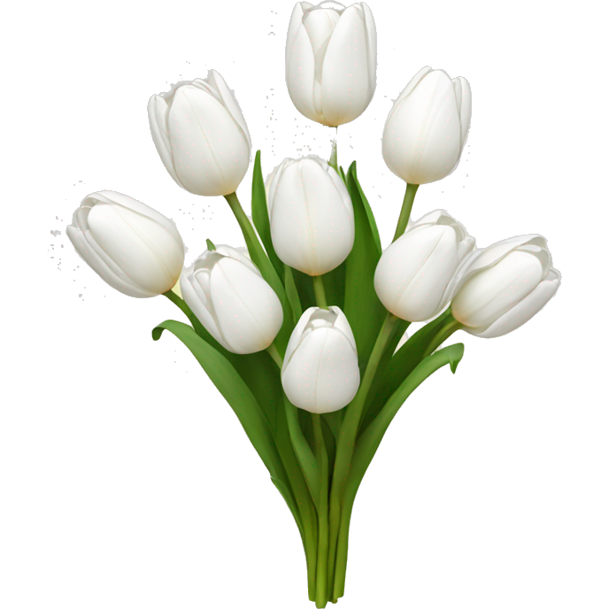 White tulip bouquet