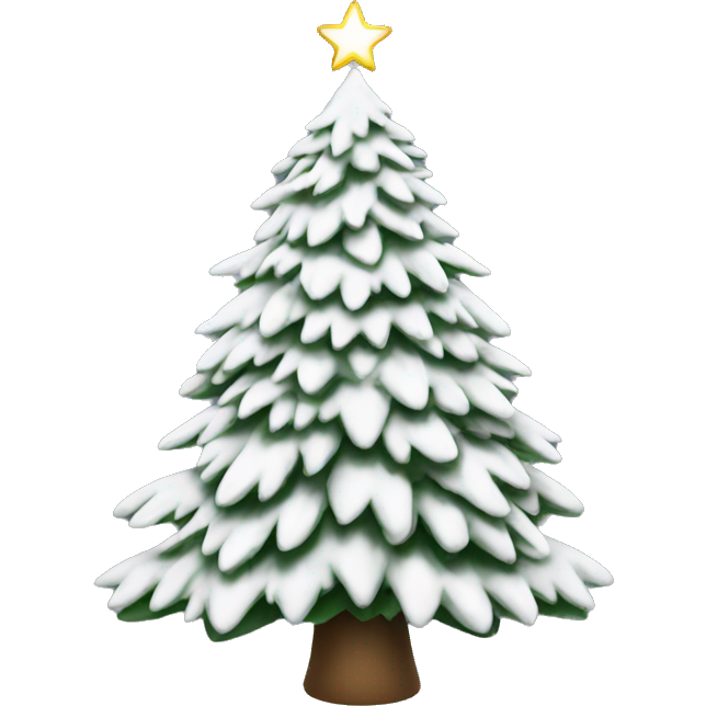 Christmas tree white