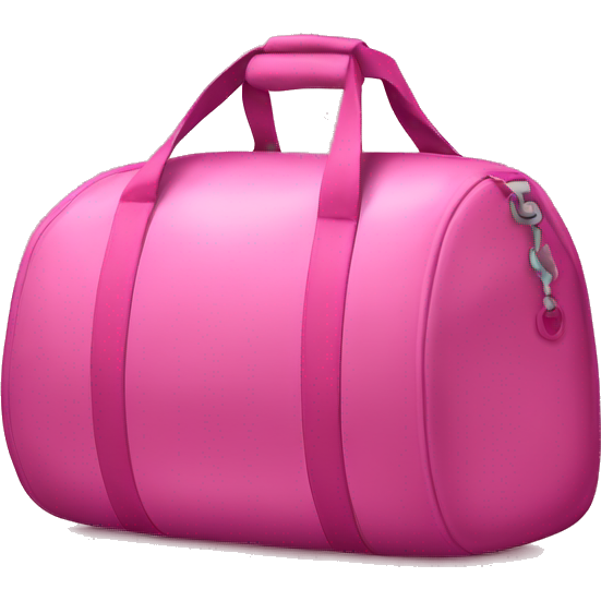 Pink gym bag